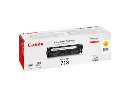 CANON CRG-718Y, Žlutý, 2659B002 - originální toner