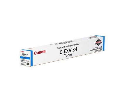 CANON C-EXV34 C, Azurový, 3783B002 - originální toner