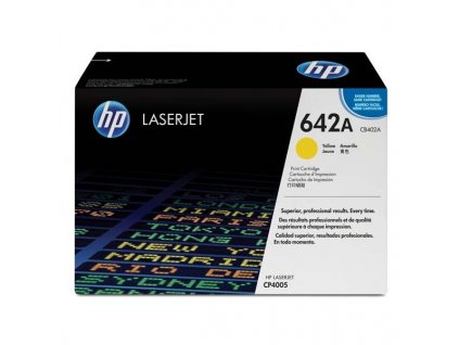 HP CB402A, Žlutý (HP 642A) - originální toner