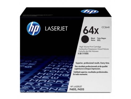 HP CC364X, černý (HP 64X) - originální toner