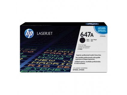 HP CE260A, černý (HP 647A) - originální toner