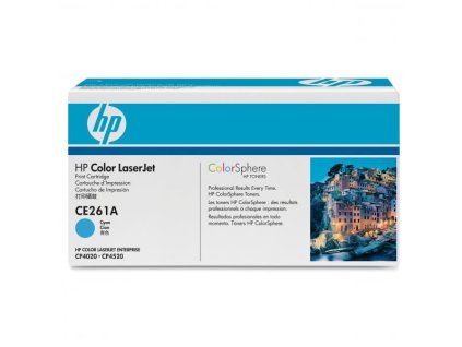 HP CE261A, Azurový (HP 648A) - originální toner