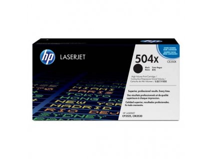 HP CE250X, černý (HP 504X) - originální toner