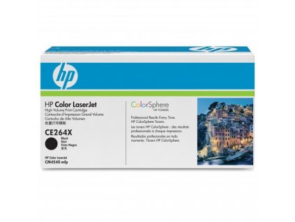 HP CE264X, černý (HP 646X) - originální toner