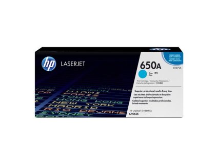 HP CE271A, Azurový (HP 650A) - originální toner