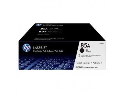 HP CE285AD, černý (HP 85A) - originální toner (Dvojbalení)