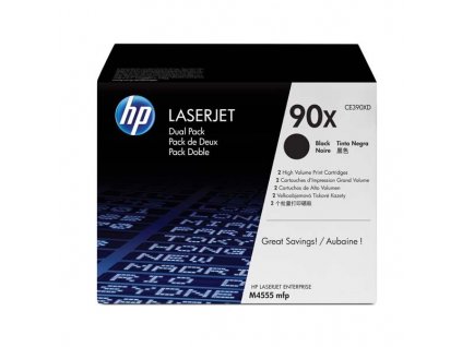 HP CE390XD, černý (HP 90X) - originální toner (Dvojbalení)