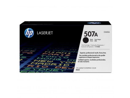 HP CE400A, černý (HP 507A) - originální toner