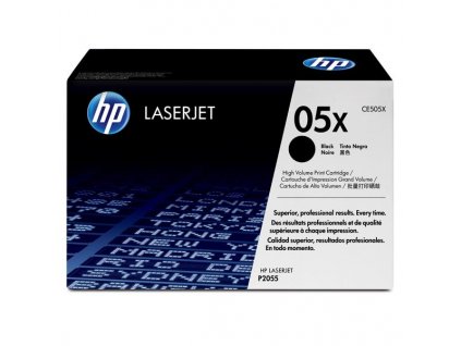 HP CE505X, černý (HP 05X) - originální toner