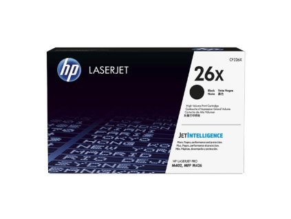 HP CF226X, černý (HP 26X) - originální toner