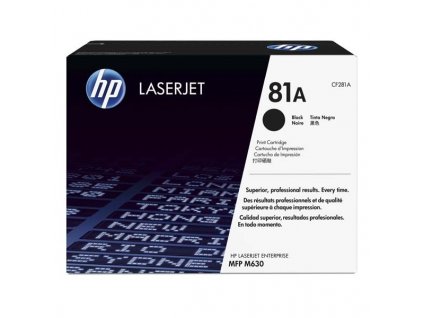 HP CF281A, černý (HP 81A) - originální toner