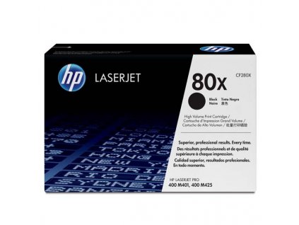 HP CF280X, černý (HP 80X) - originální toner