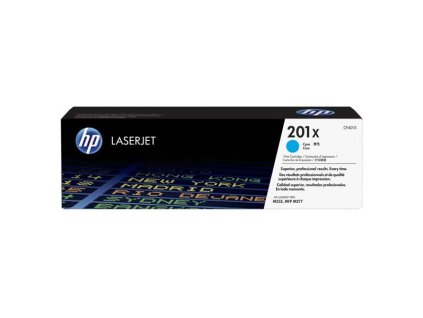 HP CF401X, Azurový (HP 201X) - originální toner