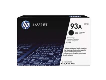 HP CZ192A, černý (HP 93A) - originální toner