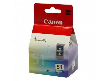 Náplň do tiskárny Canon CL-51, Barevná (0618B001) - originální kazeta
