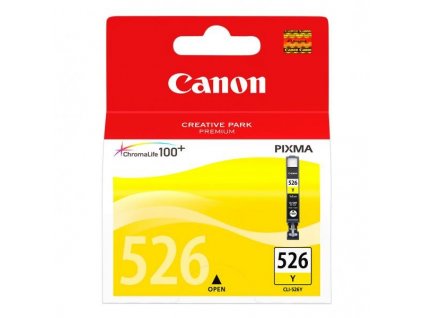 Náplň do tiskárny Canon CLI-526Y, Žlutá (4543B001) - originální kazeta