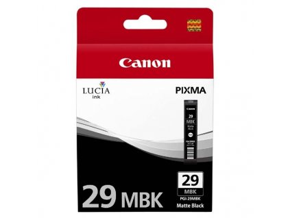 Náplň do tiskárny Canon PGI-29MBK, Matná černá (4868B001) - originální kazeta