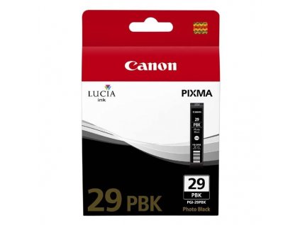 Náplň do tiskárny Canon PGI-29PBK, Foto černá (4869B001) - originální kazeta