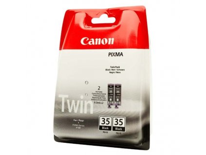 Náplně do tiskárny Canon PGI-35BK Twin-Pack, černá (1509B012) - originální kazety