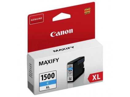 Náplň do tiskárny Canon PGI-1500XL C, Azurová (9193B001) - originální kazeta