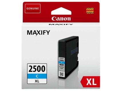 Náplň do tiskárny Canon PGI-2500XL C, Azurová (9265B001) - originální kazeta