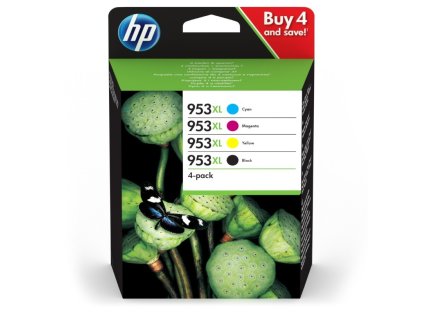 Náplně do tiskárny HP 3HZ52AE, BK/C/M/Y, Multi Pack (HP 953XL) - originální náplně