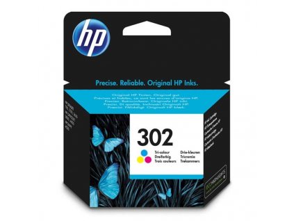 Náplň do tiskárny HP F6U65AE, Barevná (HP 302) - originální kazeta