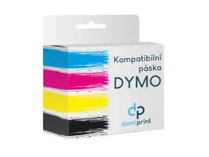 Obchod Šetřílek kompatibilní páska s DYMO 45019, S0720590, 12mm, 7m, černý tisk/zelený podklad, D1