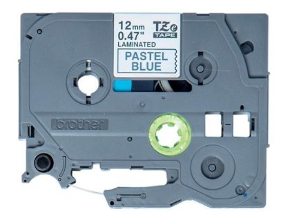 Brother TZE-MQ531, 12mm, černý tisk/modrý podklad - originální páska, pastelový podklad