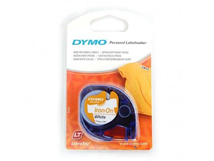 Dymo LetraTag 18770, S0718850, 12mm, černý tisk/bílý podklad - originální páska