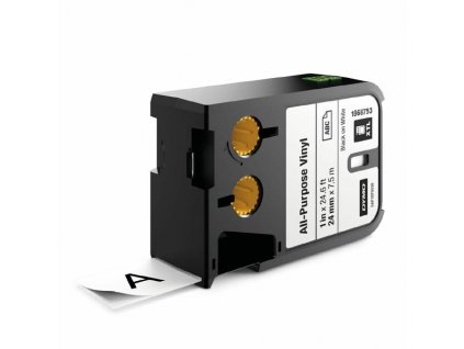 Dymo 1868753, 24mm, černý tisk/bílý podklad - originální páska