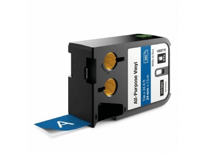 Dymo 1868778, 24mm, bílý tisk/modrý podklad - originální páska