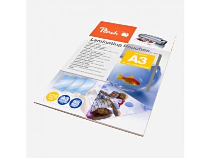 Peach Fólie laminovací, A3, 125mic, transparentní, termální, 25ks
