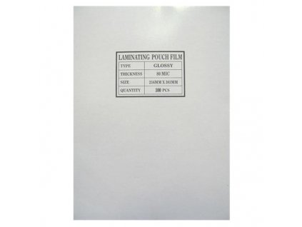 Fólie laminovací, A4, 80mic, antistatická, 100ks