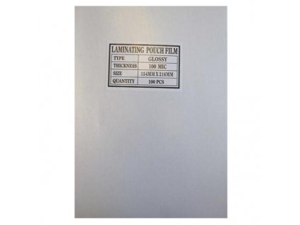 Fólie laminovací, A4, 100mic, antistatická, lesklá, 100ks