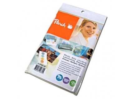 Peach fólie laminovací, 106 x 156mm, 125mic, termální, 25ks
