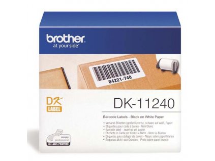 6857 brother dk 11240 papirove stitky 102mm x 51mm bila 600 ks