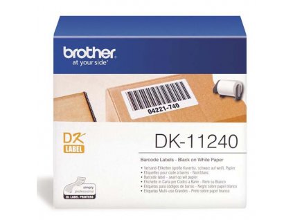 6857 brother dk 11240 papirove stitky 102mm x 51mm bila 600 ks