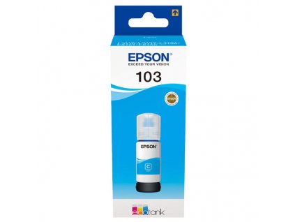 Epson 103, azurový, C13T00S24A, 65ml, Epson EcoTank - originál