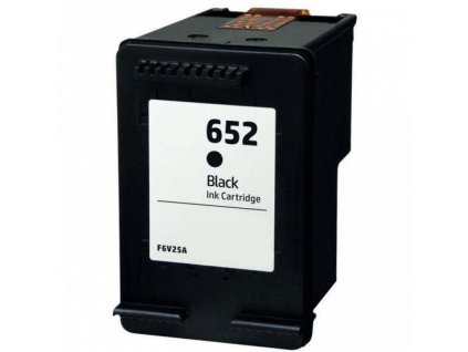 HP F6V25AE, černá (HP 652) - kompatibilní kazeta