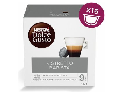 Kávové kapsle Nescafé Dolce Gusto ristretto, barista, 3x16 kapslí