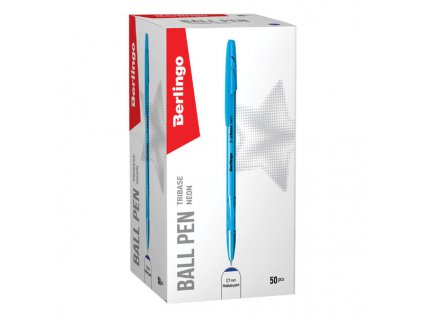 Berlingo, pero kuličkové, modré, 50ks, 0.7mm, Tribase neon