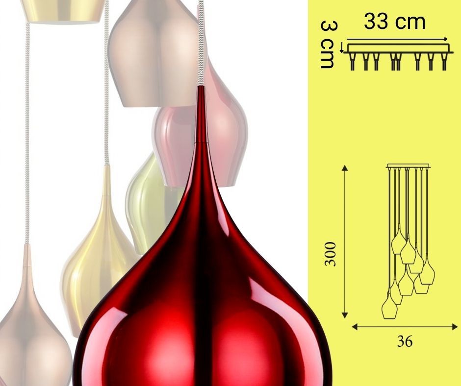 Dekorativní barevná svítidla Vibrant