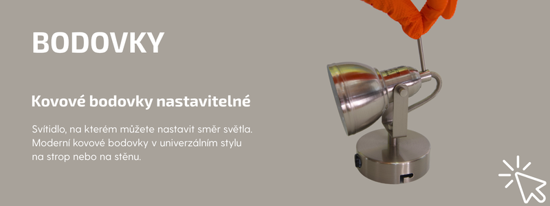 Bodovky kovové nastavitelné