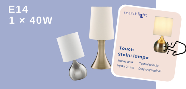 Dotykové lampičky
