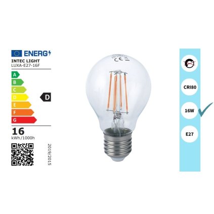 LUXA E27 16F obchod svitidla