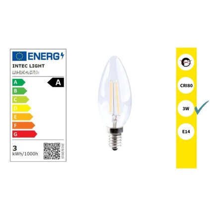 3000K KLASSIC E14C 6M obchod svitidla