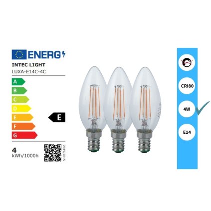 LUXA E14C 4F KIT obchod svitidla