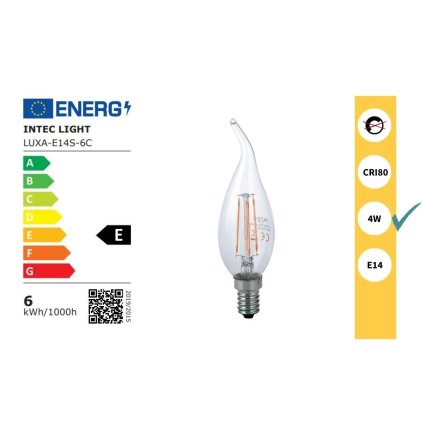 LUXA E14S 6C obchod svitidla