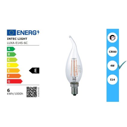LUXA E14S 6F obchod svitidla